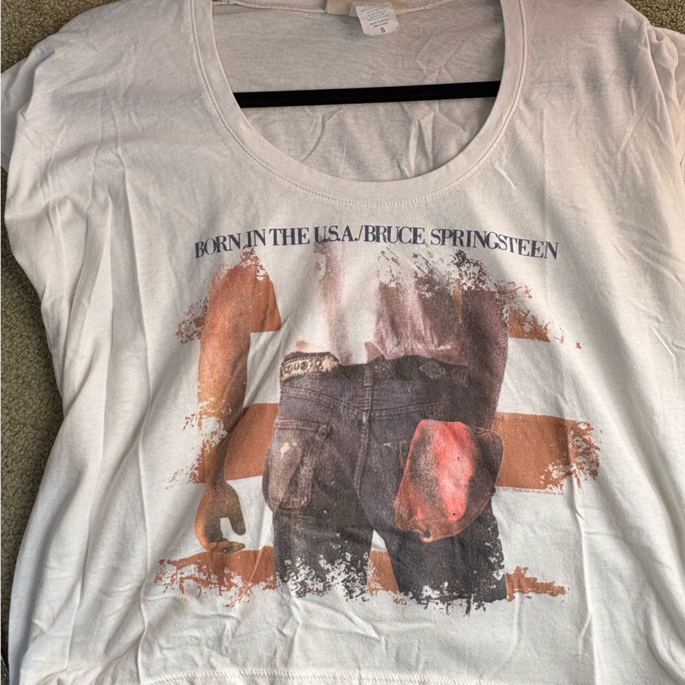 Vintage True Vintage Bruce Springsteen crop T